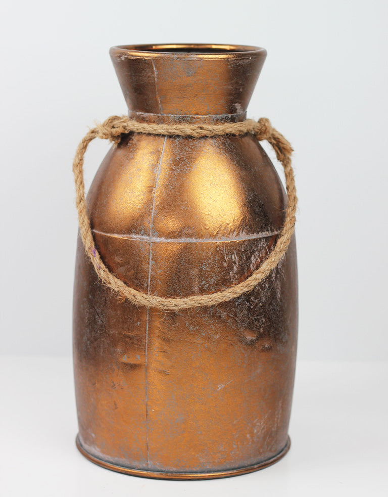 tall copper vase