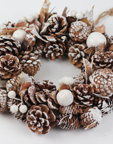 Frosted Snow Wreath 30 cm